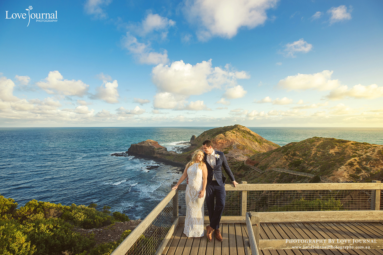 Melbourne wedding Photography at Cape Shanck Mornington